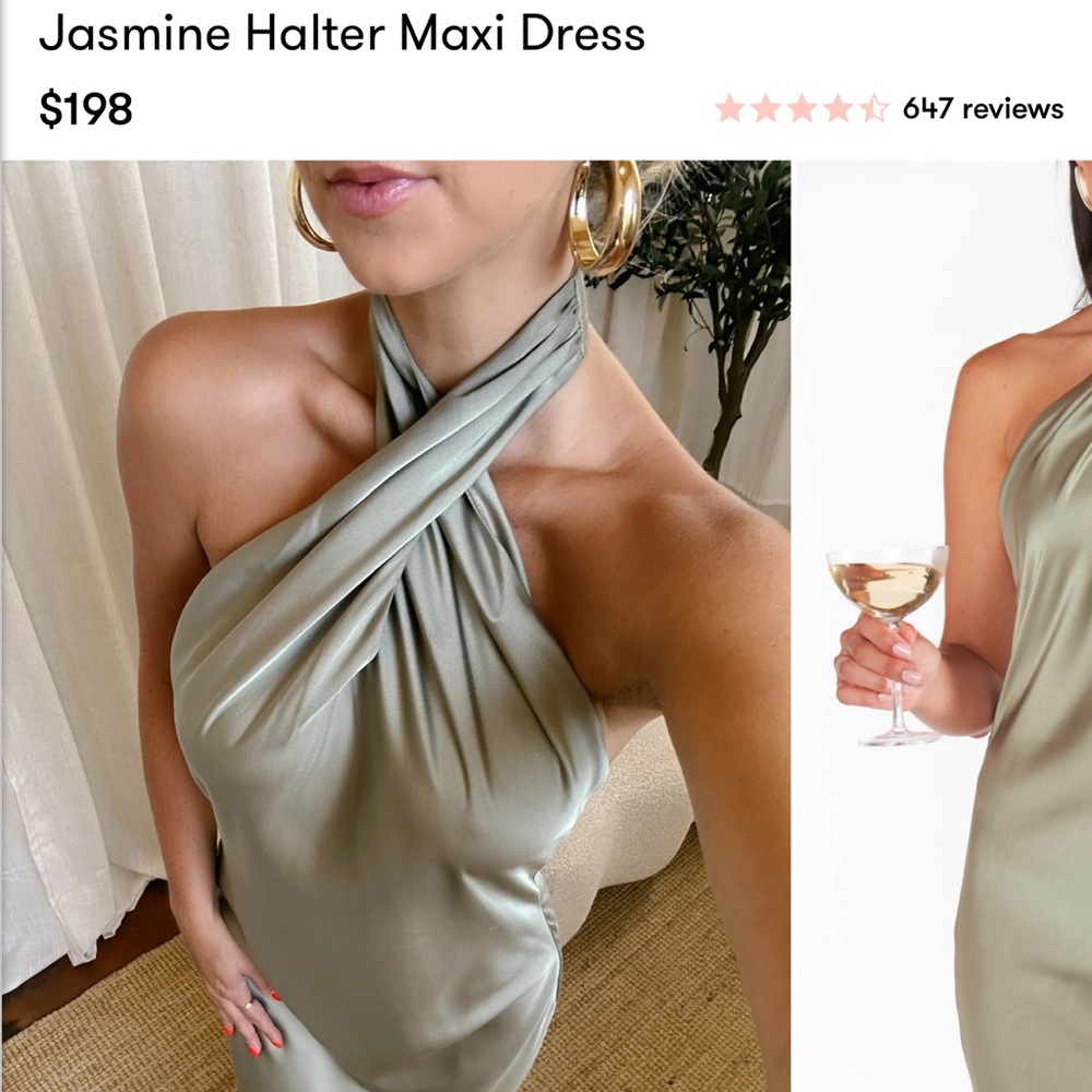 Showmeyourmumu Jasmine Halter Dress